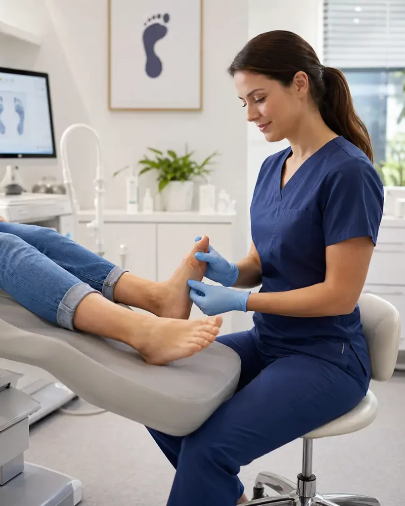 Clínica podológica en Cornellà especializada en salud del pie