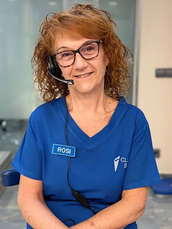 Rosi secretaria Clínica Podológica BURI